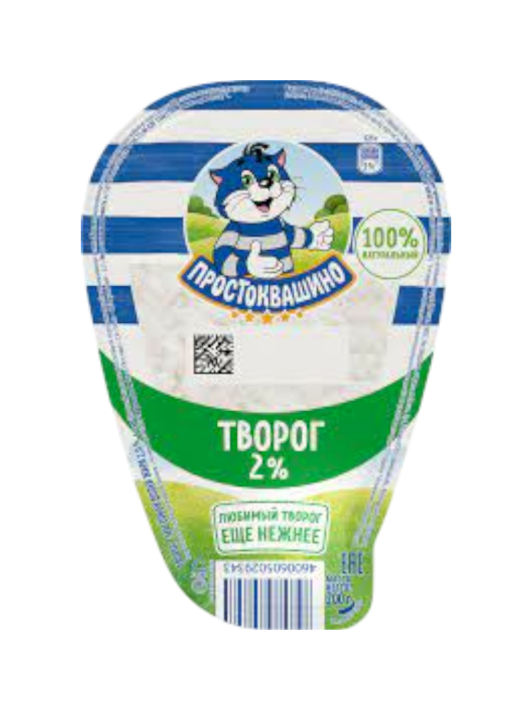 ТВОРОГ ПРОСТОКВАШИНО 200Г 2%